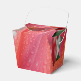 Tulip Water Drops Blume Nehmen Sie die Gesichtsbox Geschenkschachtel