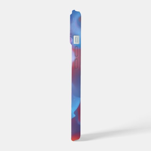 Tulip: Wavy Tulpe nah mit sanfter Bewegung iPhone 15 Hülle (Linke Seite)