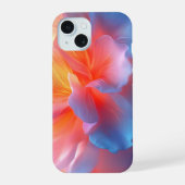 Tulip: Wavy Tulpe nah mit sanfter Bewegung iPhone 15 Hülle (Rückseite)