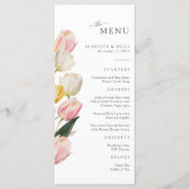 Tulip Wedding Menu Menükarte (Vorderseite)