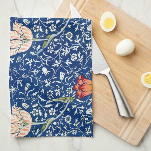 Tulip, William Morris Geschirrtuch (Viertel Falte)