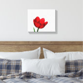 Tulip Wrapped Canvas Leinwanddruck (Insitu (Schlafzimmer))