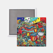 Tulipa 3 magnet (Vorderseite/Rückseite)