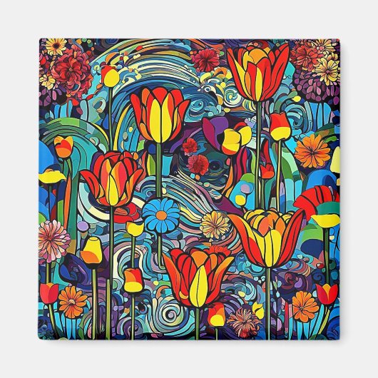 Tulipa 4 magnet (Vorne)