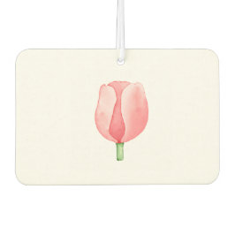 Tulipan acuarela rosa autolufterfrischer