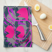 Tulipbulbs Roses Geschirrtuch (Viertel Falte)