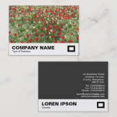 Tulipenbett Visitenkarte (Vorne/Hinten)