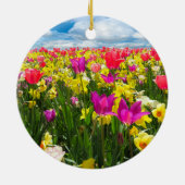 Tulipenfeld Keramik Ornament (Hinten)