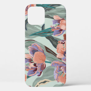 Tulipengarten: Große Vintage-Blumen Case-Mate iPhone Hülle