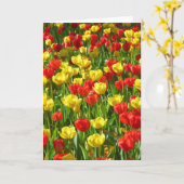 Tulipenmeer Karte (Gelbe Blume)