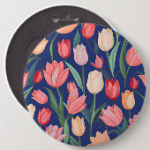 Tulipenmuster Button (Vorne & Hinten)