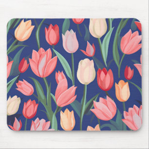 Tulipenmuster Mousepad