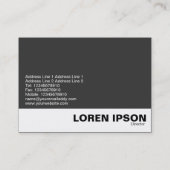 Tulipensee III Visitenkarte (Rückseite)