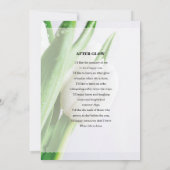 TulipFuneral-Gebetskarte (Rückseite)