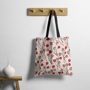 Tulipgarten in Rosa Tasche