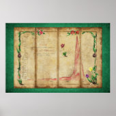 Tulipomania Graph (green) Poster (Vorne)