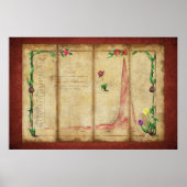 Tulipomania Graph (rot) Poster (Vorne)