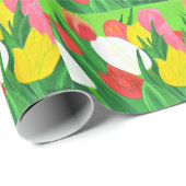 Tulips2 Geschenkpapier (Rolleneckpunkt)