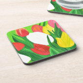 Tulips2 Getränkeuntersetzer (Linke Seite)