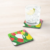 Tulips2 Getränkeuntersetzer (Rechte Seite)