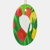 Tulips2 Keramik Ornament (Rechts)