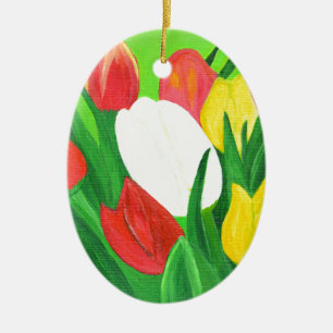 Tulips2 Keramik Ornament