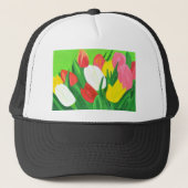 Tulips2 Truckerkappe (Vorderseite)