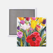 Tulips 2007 magnet (Vorderseite/Rückseite)