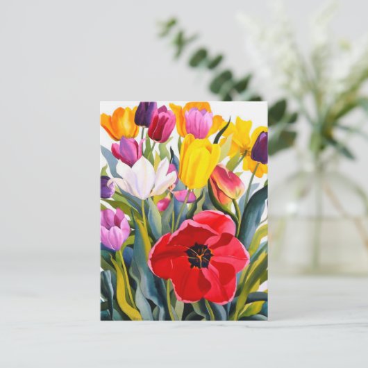 Tulips 2007 postkarte (Stehend Vorderseite)