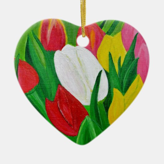 Tulips 2a keramikornament (Vorne)