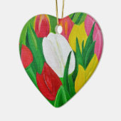 Tulips 2a keramikornament (Links)