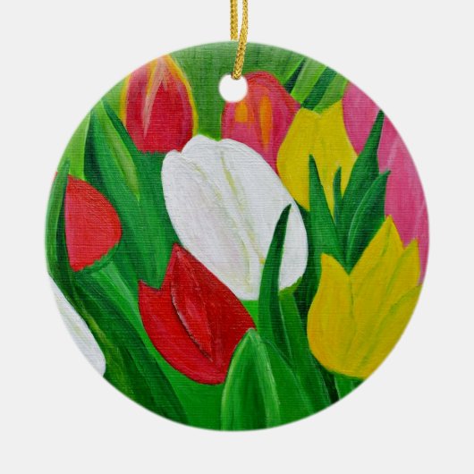 Tulips 2a keramikornament (Vorne)