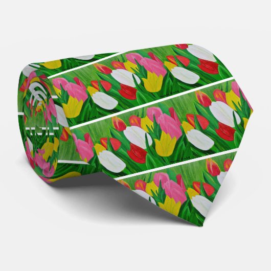 Tulips 2a krawatte (Gerollt)