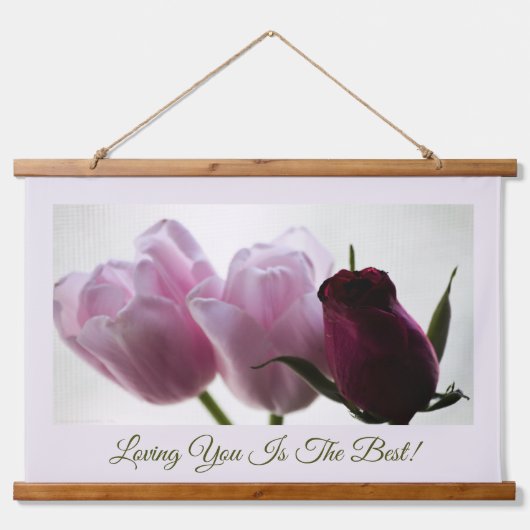Tulips 3258 wandteppich mit holzrahmen (Vorne)