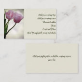 Tulips 3265 visitenkarte (Vorne/Hinten)