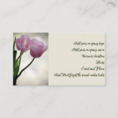 Tulips 3265 visitenkarte (Vorderseite)