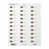 Tulips Anpassbare Labels (Vorne)