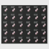 Tulips Arbeit Liebe tanzen Live Inspiration Zitat Geschenkpapier (Flach)