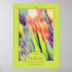 Tulips Art glaubt Poster