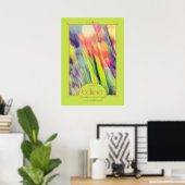 Tulips Art glaubt Poster (Heimbüro)
