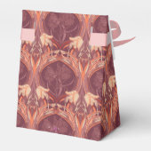 Tulips Art Nouveau Victorian Scarf Geschenkschachtel (Rückseite)