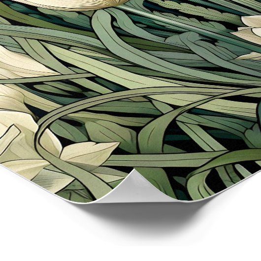 Tulips Art Print Poster (Ecke)