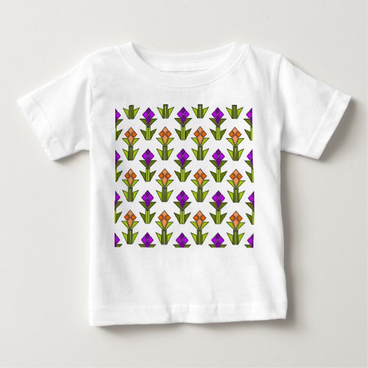 Tulips Baby T-shirt (Vorderseite)