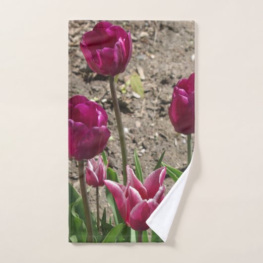 Tulips Badhandtuch Set (Handtuch)