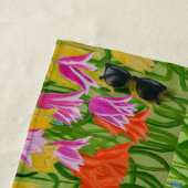Tulips beach towel strandtuch (Beispiel)