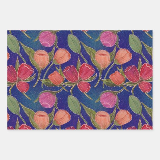 Tulips Beautiful Geschenkpapier Set (Vorderseite 2)