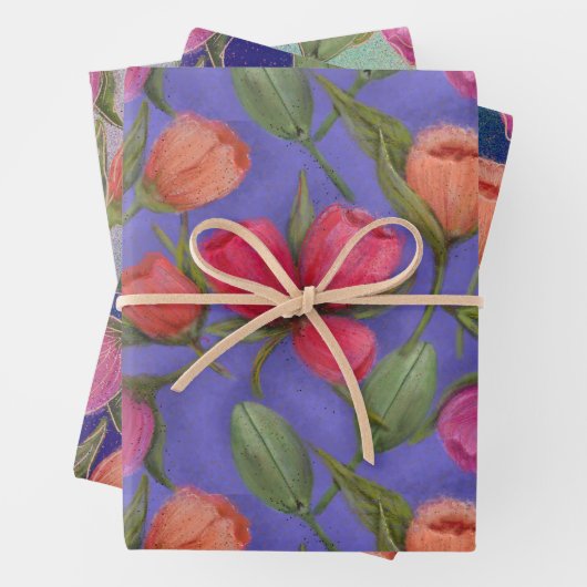 Tulips Beautiful Geschenkpapier Set (Beispiel)