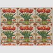 Tulips Beautiful Trendy Collection Seidenpapier (Vorderseite)