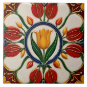 Tulips Beauty Modern Collection Fliese (Vorderseite)