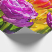 Tulips Bezaubernd farbenfroh Geschenkpapier (Ecke)